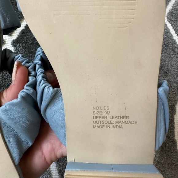 Coconuts No Lies Ruched Sandal Size 9 - Picture 8 of 8